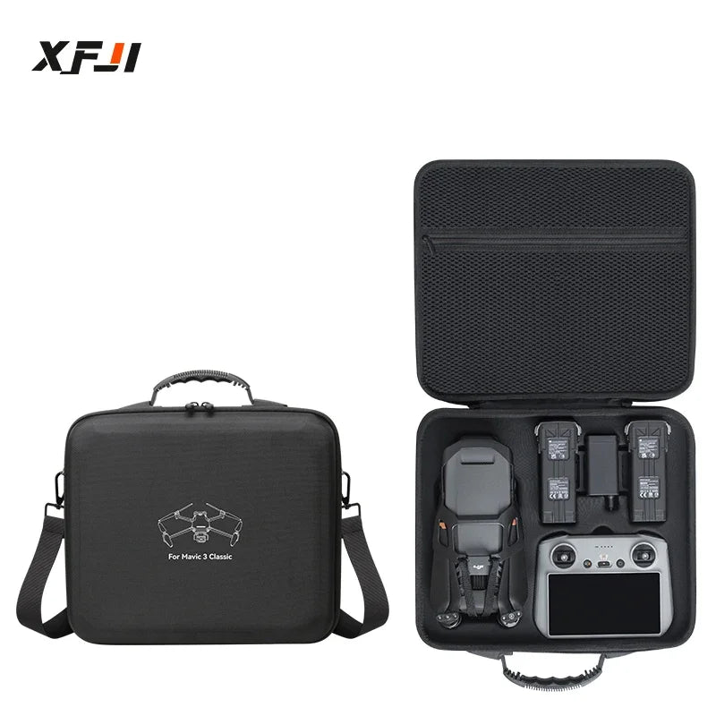 Storage Bag Suitable for DJI Mavic 3 Classic  Portable Carrying Case Drone Accessories Nylon Hard Shell Shoulder Bag