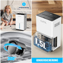 Anion Luftentfeuchter für Zuhause Schlafzimmer, leise, automatische Abtauung, Keller, Wäschetrocknung, LED-Touchscreen, Luftentfeuchter