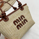 New Summer Beach Grass Woven Bag Women's Handbag Embroidered Thread Fashion Crossbody Bag Women's Unique Design Shoulder Bag