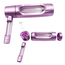 Portable Mini Dry Burning Tobacco Pipe Aluminum Alloy&Glass Hookah Smoking Accessories Gifts