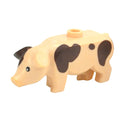 Poultry City Animals Figures Classic Building Block Deer Owl Goat Tiger Zoo Farm Accessories DIY Brick Children Kids Toy Gifts