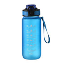 Bounce Farbverlauf Wasserbecher Student Mode Wasserflasche 700ML Einfache Fitness Outdoor Sport Trinkflasche mit Strohhalm