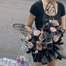 20Pcs Butterfly Wing Shaped Flower Wrapping Paper Creative Diy Crafts Flowers Packaging Paper Wedding Birthday Party Supplies