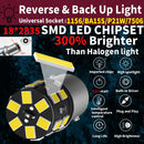2 Stück LED-Rückfahrlicht Birne Rückfahrscheinwerfer P21W 7506 BA15S Canbus für Volvo C30 C70 S40 S60 S70 S80 V40 V50 V60 V70 XC60 XC70 XC90