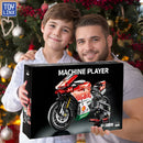 ToylinX 883pcs Motorcycle Building Set 1:10 Model Kit Building Block Car for Kid Adults Festive Gifts Christmas Halloween Easter