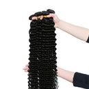 MSMV 15A Deep Wave Bundles European Human Hair Deep Weave Bundles 3 Pcs Lot Natural Color Human Hair Extensions For Women