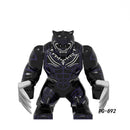 Marvel Action Figure Mini Block Adult Super Hero Series Iron Man Spider Man Assembled Block Children's Puzzle Toy Gift