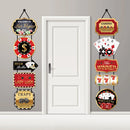 Sweet Donuts Party Decorations Wall Backdrops Hanging Banner Door Couplet Decoration Birthday Baby Shower Party Supplies