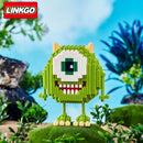 Linkgo Connection Building Blocks Monster University James Mike Model Anime Mini Brick Figure Toy For Christmas Gift
