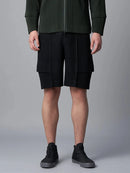 Miyake Pleated Shorts For Men Cargo Pants Loose Overalls Shorts New Fashion