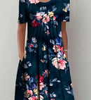 Fashion Elegant Women Dress Loose Casual Dress Women Printed Dress New Temperament