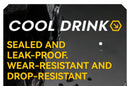 1L Insulated Cold Water Bottle Thermos Stainless Steel Tumbler Qutdoor Sports Handle Vacuum Flasks Double Wall Cup