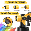 1400ML Electric Spray Gun 1000W Powerful HVLP Paint Sprayer 6 copper nozzles Auto Furniture Steel Coating Airbrush