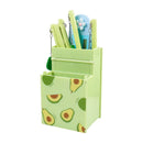 JIANWU 1Pc stationery box  with calculator and mirror 4 in 1 Multi-function Large capacity pencil box penholder School supplies