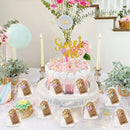 12 sets of butterfly party gift keychains with butterfly flower gauze cloth bags card butterfly themed birthday party decoration