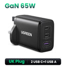 UGREEN 65W PD Fast Charger | Dual Type-C & USB-A Hub
