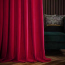 Luxury Velvet Blackout Curtain [1 Panel] Soundproof Room Darkening Drapery Heavyweight Soft Window Panel for Bedroom & Theater