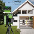 Huepar HM03CG Laser Level Green Beam 12 Lines Self-leveling Cross Line Tools With Rangefinder & Detector & Hard Carry Case