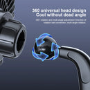 USB Car Dashboard Cooling Fan 360 Degree All-Round with Suction Cup Car Air Fan Mini Car Air Cooling Fan for Car Truck SUV RV