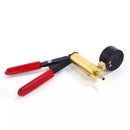 Manual Brake Bleeder Vacuum Pump Kit Automotive Fluid Tester with Gauge Adapters Test Tools Kit for Car Truck Van