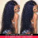 Deep Wave Frontal Wig 13x4 13x6 Hd Transparent Lace Frontal Wig 5X5 6X4 Wig 28 30 Inch Curly Lace Front Human Hair Wigs