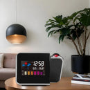 New Alarm Clock With Night Backlight Color Digital LED Screen Projector Adjustable Projection Angle For Home Living Room