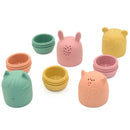 Baby Bath Toys Cute Swimming Clown Fish Clockwork Water Play Toys Bathroom Toddler Silicone Sprinkler Bathtub Animal kids Toy