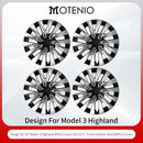 4PCS Wheel Cap 18 Inch Turbine Automobile Hubcap for Tesla Model 3 Highland 2023-2025 Hub Cap Performance Replacement for Tesla