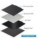 For Ender 3 Build Plate Heat Bed Ender 3 V2 /Neo Ender 5 /Pro H1H PEY PEO PET PEI Sheet 235x235 Magnetic Spring Steel Sheet