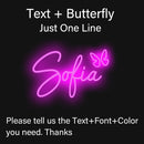 Name Neon Sign Led Dimmable Custom Neon Sign Wedding Birthday Customized Gifts Boy Girl Bedroom Wall Decor Hanging Neon USB 5V