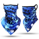 3D Headband Skull Neck Gaiter Tube Scarves Hanging Ear Cover Scarf Breathable Windproof Sun Face Guard Bandana Women Quick Dry