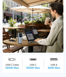 The Nexode Citadel | 200W 25000mAh Retractable-Cable Power Bank