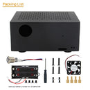 Geekworm X728-C1 Metal Case with Cooling Fan & Power Control Switch for Raspberry Pi 4 & X728 V2.5/V2.1/V2.0 / X708 UPS / X735