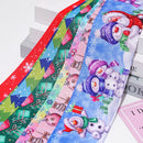 DIY Cartoon Happy New Year Merry Christmas Printed Grosgrain Ribbon For Craft Supplies Sewing Accessories 5 Yards. 86806