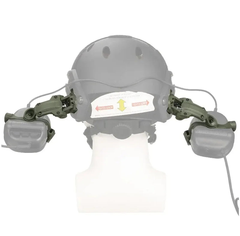 Tactical Headset Rail Mount Military Helmet Rails Bracket Helmet Guide Adapter Noise Cancelling Headphones For OPS Core ARC