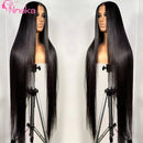 40 Zoll Knochenglatte Echthaarperücken 13x4 13X6 HD Lace Front Perücken Echthaar Brasilianisches Haar für schwarze Frauen 220 Dichte
