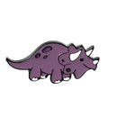 Triceratops Tyrannosaurus Rex Giraffe Stegosaurus Brontosaurus Brooch Badge Dinosaur Lapel Pins Dinosaur Brooch Pterosaur