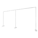 6M X 3M Wedding Backdrop Stage Stand 10x20ft Heavy Duty Square Metal Arch Frame Backdrop Stand Kit