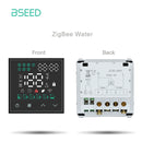 BSEED Zigbee Electric Floor Heating Thermostat LED Sensor Water Gas Boiler Smart Temperature Controller Without Frame Tuya Alexa