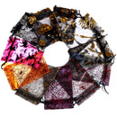 25/50pcs 10x15cm Halloween Organza Gift Bag Drawstring Spider Web Multi Color Printing Packaging Gift High Quality Candy Bag