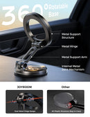 Joyroom Foldable Magnetic Car Phone Holder 360° Rotation Car Phone Mount One-Hand Operation For iPhone / 4.7-7.0 inch Phones