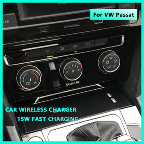 The Autobahn Dock | 15W Qi Wireless Charging Mount for Volkswagen Passat B8 & CC Arteon