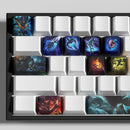 Fizz keycaps League of Legends keycaps  game keycaps OEM Profile 12keys PBT dye sub keycaps