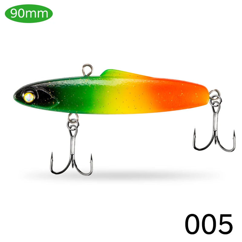 D1 VIB Lures For Winter Fishing 80mm/25g 90mm/30g Silicone Bait Artificial Wobblers Balancer For Pike Bass DT6011 Fishing Tackle