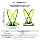 Highlight Reflective Straps Night Work Security Running Safety Adjustable Reflective Vest High Visibility Reflective Jacket
