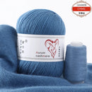 6Set Aurum Cashmere Yarn With Thread Hand Knitting For Cardigans Women Scarf Woolen Yarn 50g+20g Factory Wholesale Free Shipping