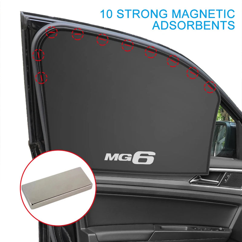 Car Window Sun Shade Protector Cover Foldable Vehicle Sunshades Curtains Auto Accessories For MG ZS HS GT HECTOR MG3 MG5 MG6 MG7