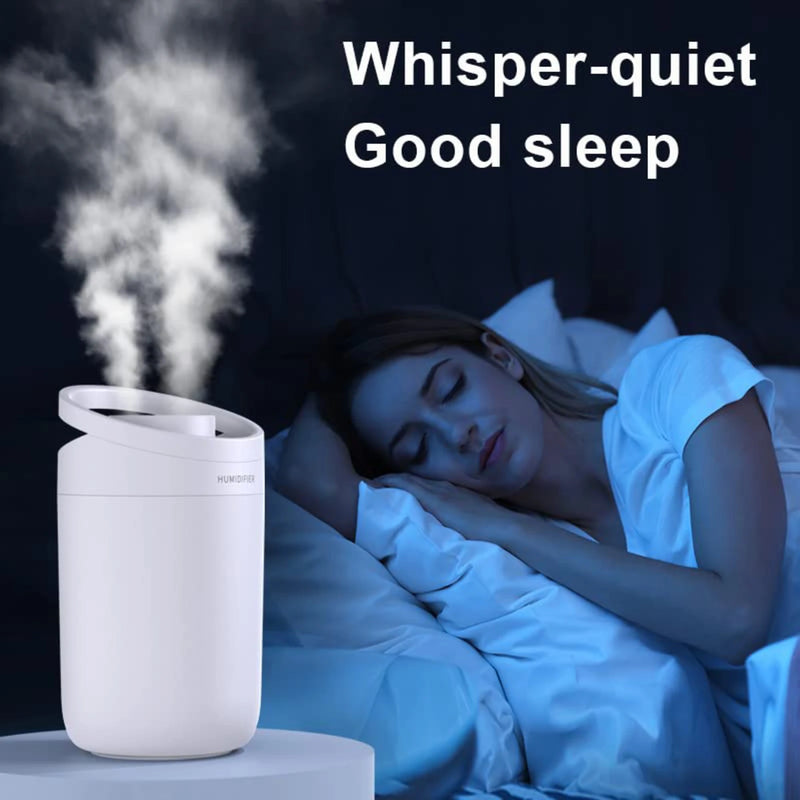 3L Humidifier Big Capacity Water Tank Top Filling Cool Mist for Baby Bedroom Office