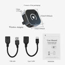 2 in 1 Wireless CarPlay Android Auto Adapter Smart USB Dongle Auto Connect Plug & Play Adapter for Factory Wired CarPlay Cars