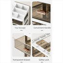 Large-capacity Desk Organizer Storage Box Dust-proof Clear Dormitory Drawer Display Rack Plastic Skin Care Products Shelf